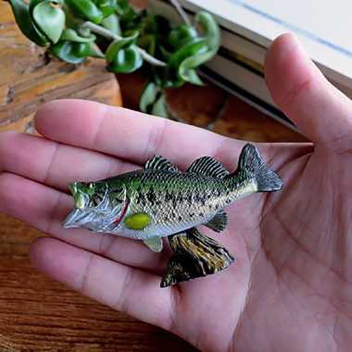 【美品】62cm ブラックバス（樹脂製）fish craft REAL製作 62cmブラックバスのフィギュアを作りました fish craft REAL