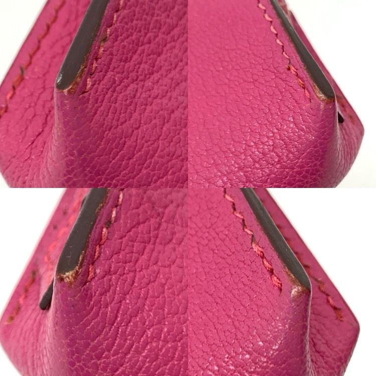 HERMES エルメス ピッコロ ペンケース レザー □O刻印 ピンク