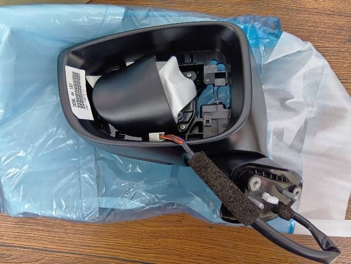 マツダ デミオ DJ系 純正ドアミラーユニット 左側 D09L-69-181C 電動格納