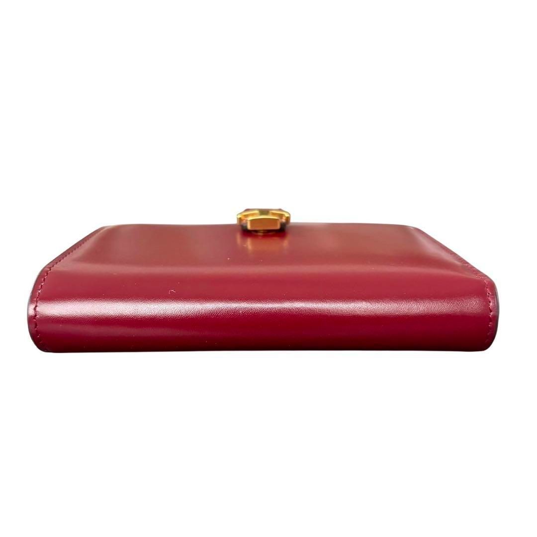 極美品 TOD'S トッズ Tタイムレス 財布 二つ折り ストラップ