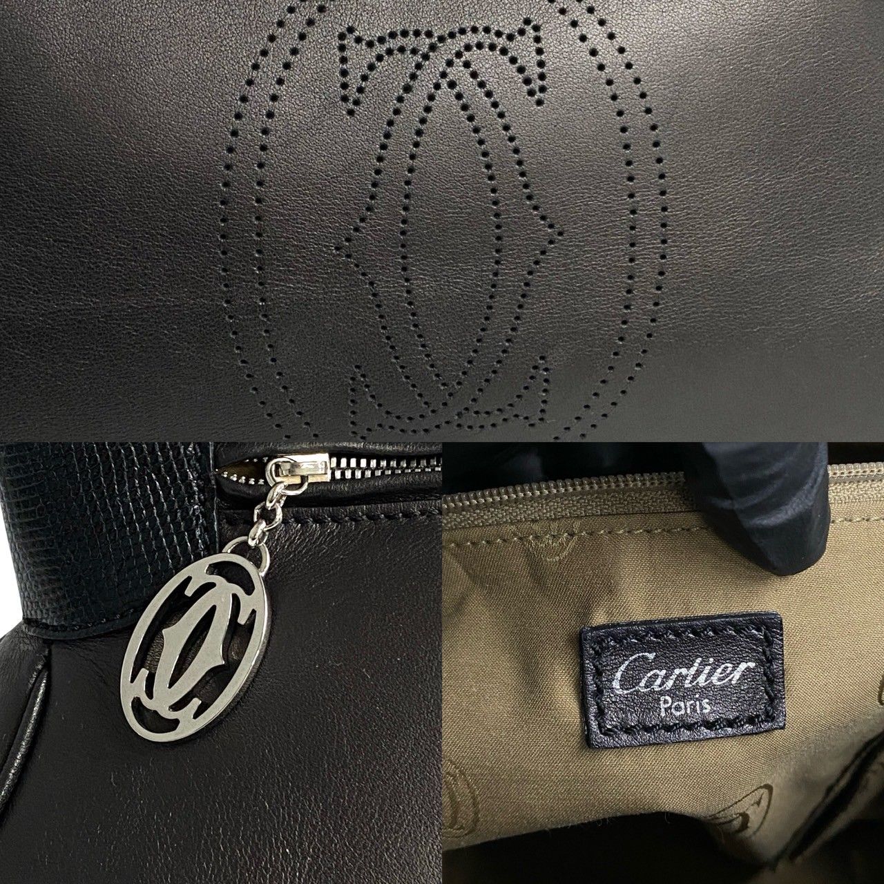 極 美品 希少品 CARTIER カルティエ マルチェロ マストライン レザー 