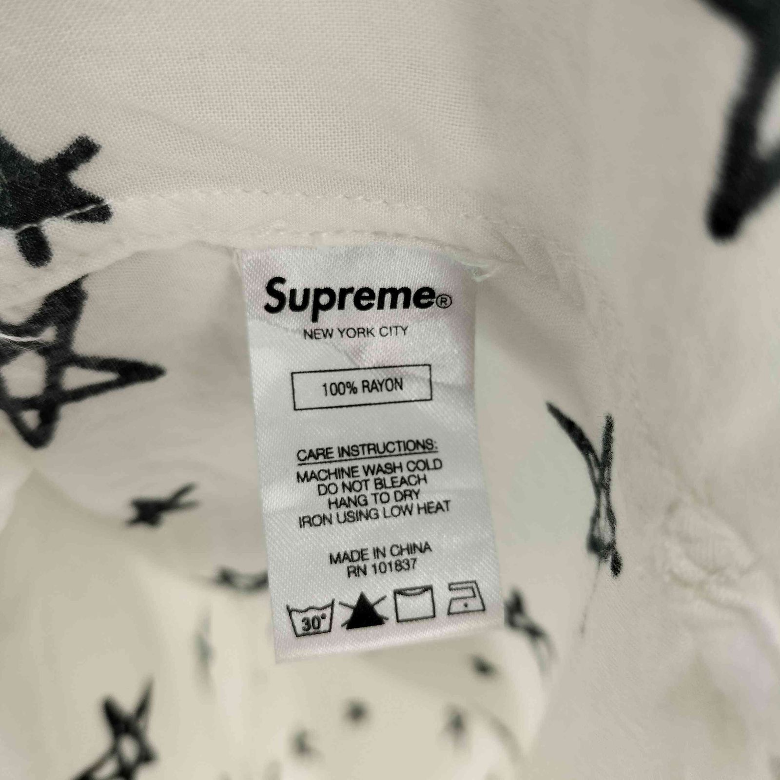 シュプリーム Supreme 18SS Devil Rayon Shirt デビル レーヨン