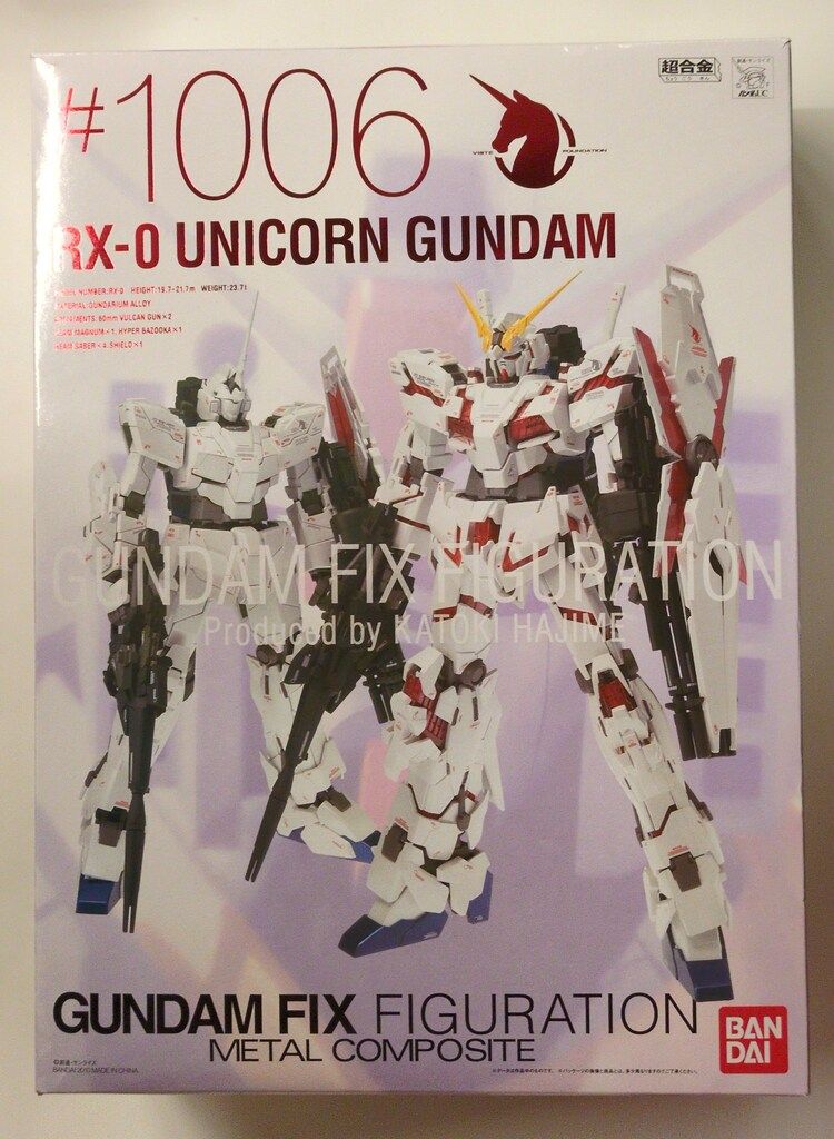 BANDAI GUNDAM FIX FIGURATION METAL COMPOSITE RX-0ユニコーンガンダム 特典冊子無 1006
