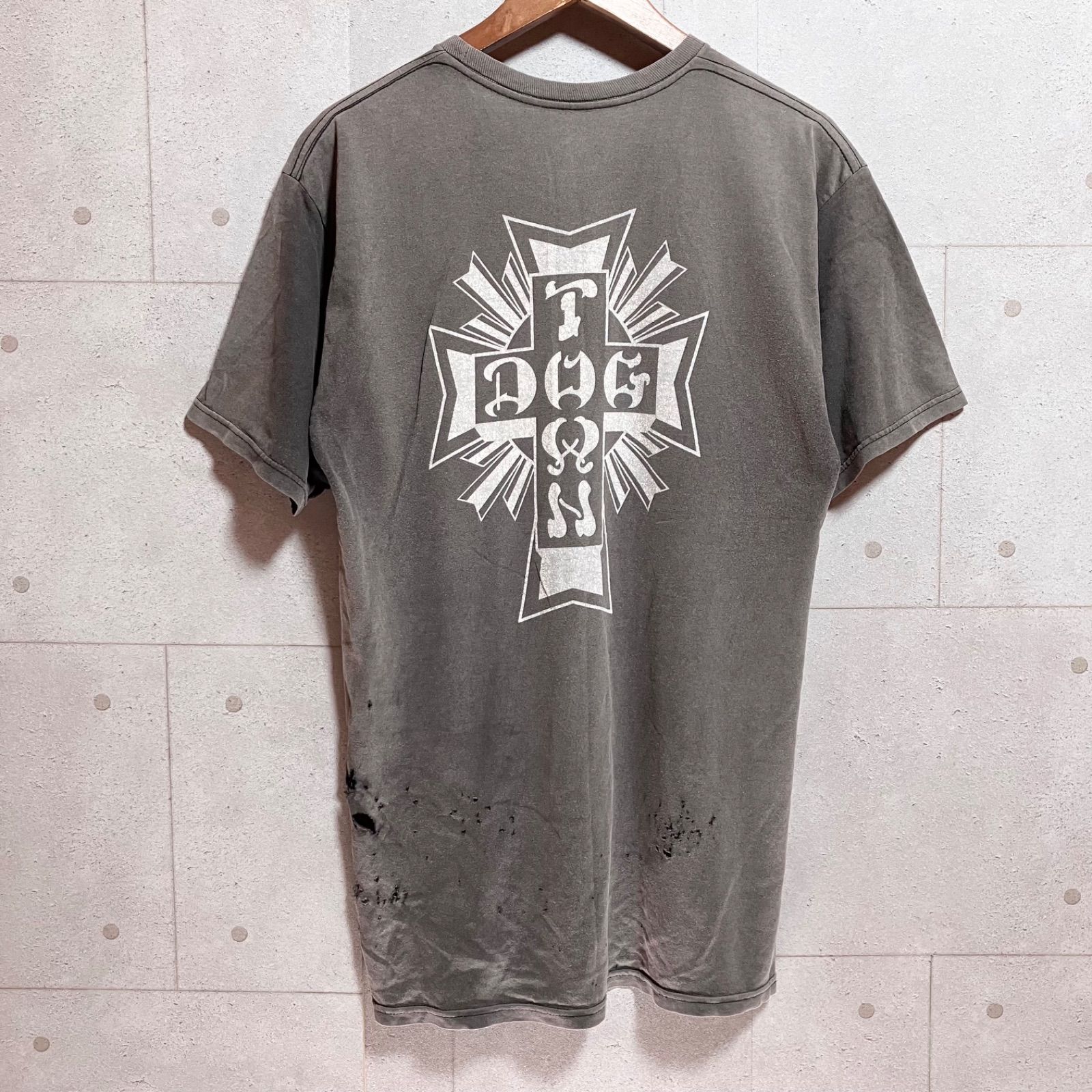 値下げ　90s dog town ドッグタウン　tシャツ 鬼フェード 最値下げ 90s dog town ドッグタウン tシャツ 鬼フェード - メルカリ