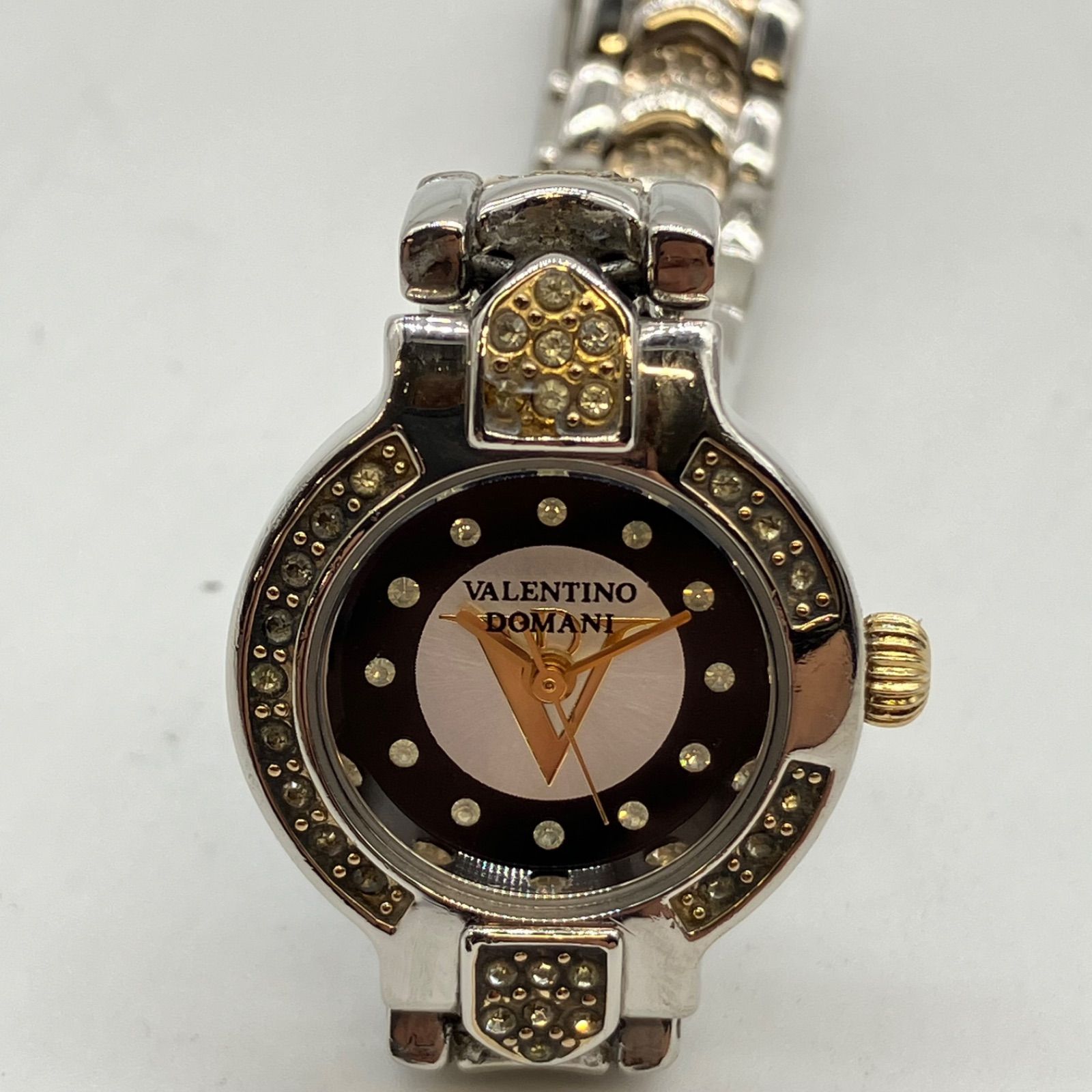 お買い得】Valentino Domani 腕時計 クォーツ 石付き - メルカリ