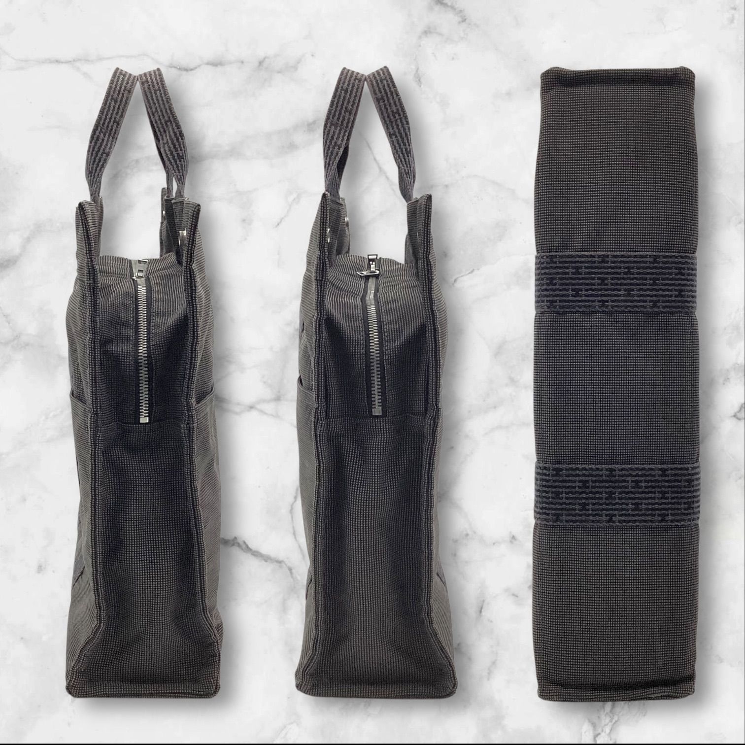 ⭐️極美品⭐️エルメス　エールラインMM トートバッグ　メンズ　レディース　ナイロン ⭐️極美品⭐️エルメスエールラインMM トートバッグメンズレディース