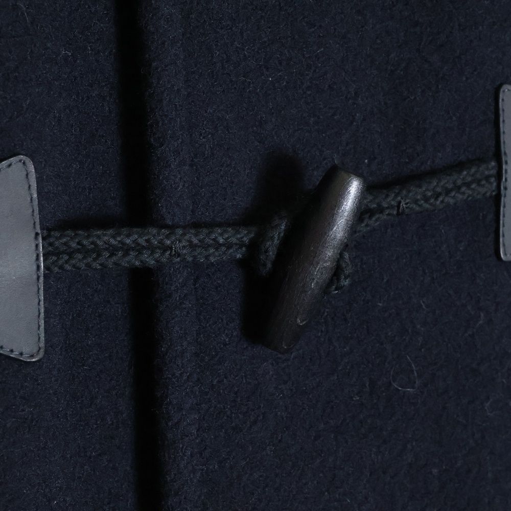PRADA プラダ 23AW ウール フーデッド ロングダッフルコート ジャケット ネイビー SGC361 KANDAIZUMI_COM