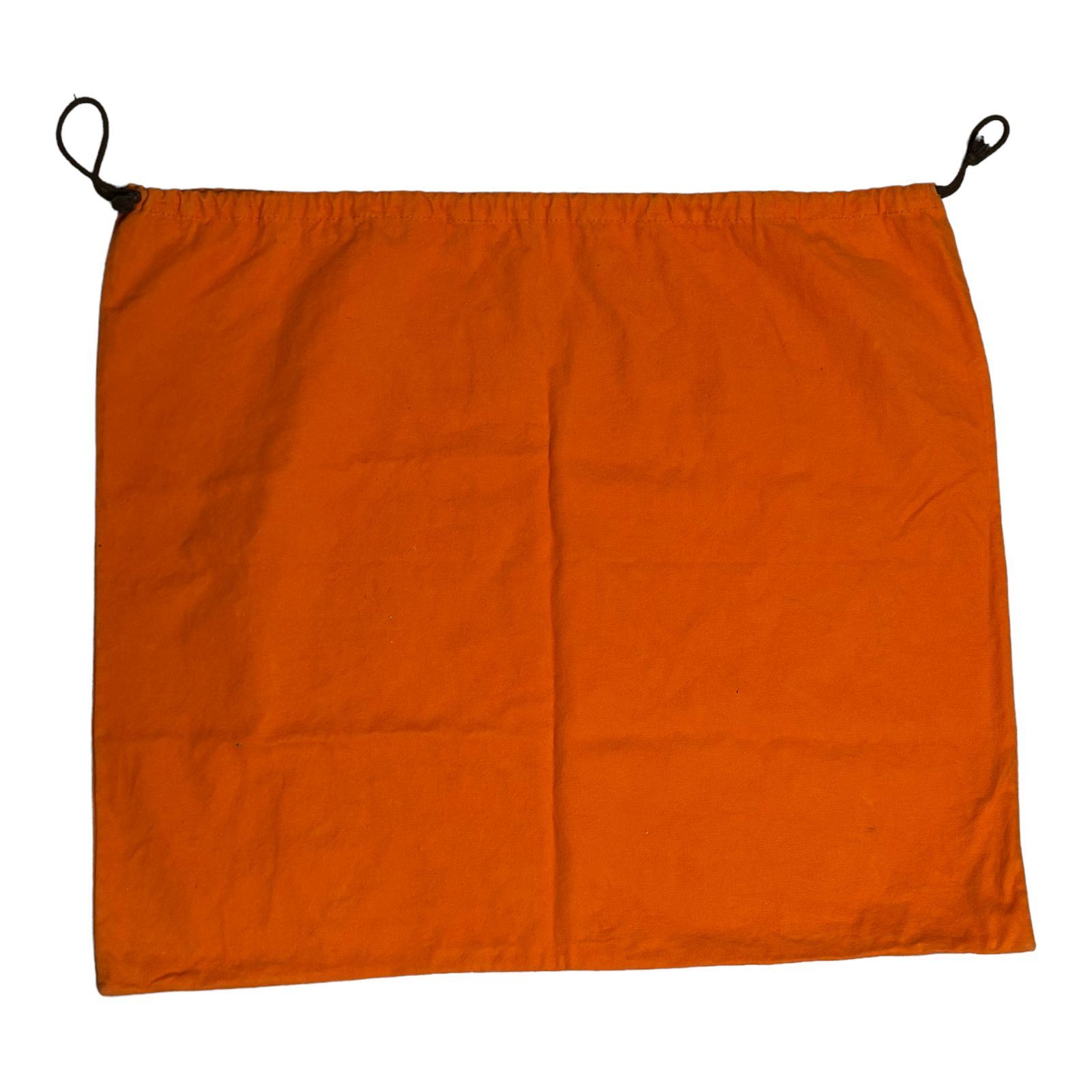 エルメス　保存袋　巾着袋　特大 HERMES エルメス 保存袋 巾着 特大 約60cm×約51cm オレンジ 馬車