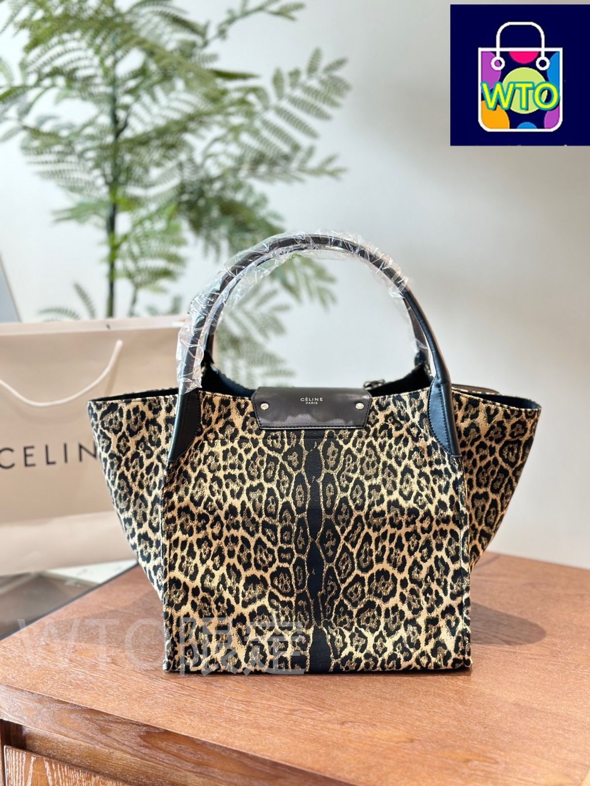 CELINE ドットパターン トートバッグ CELINE ドットパターン トートバッグ