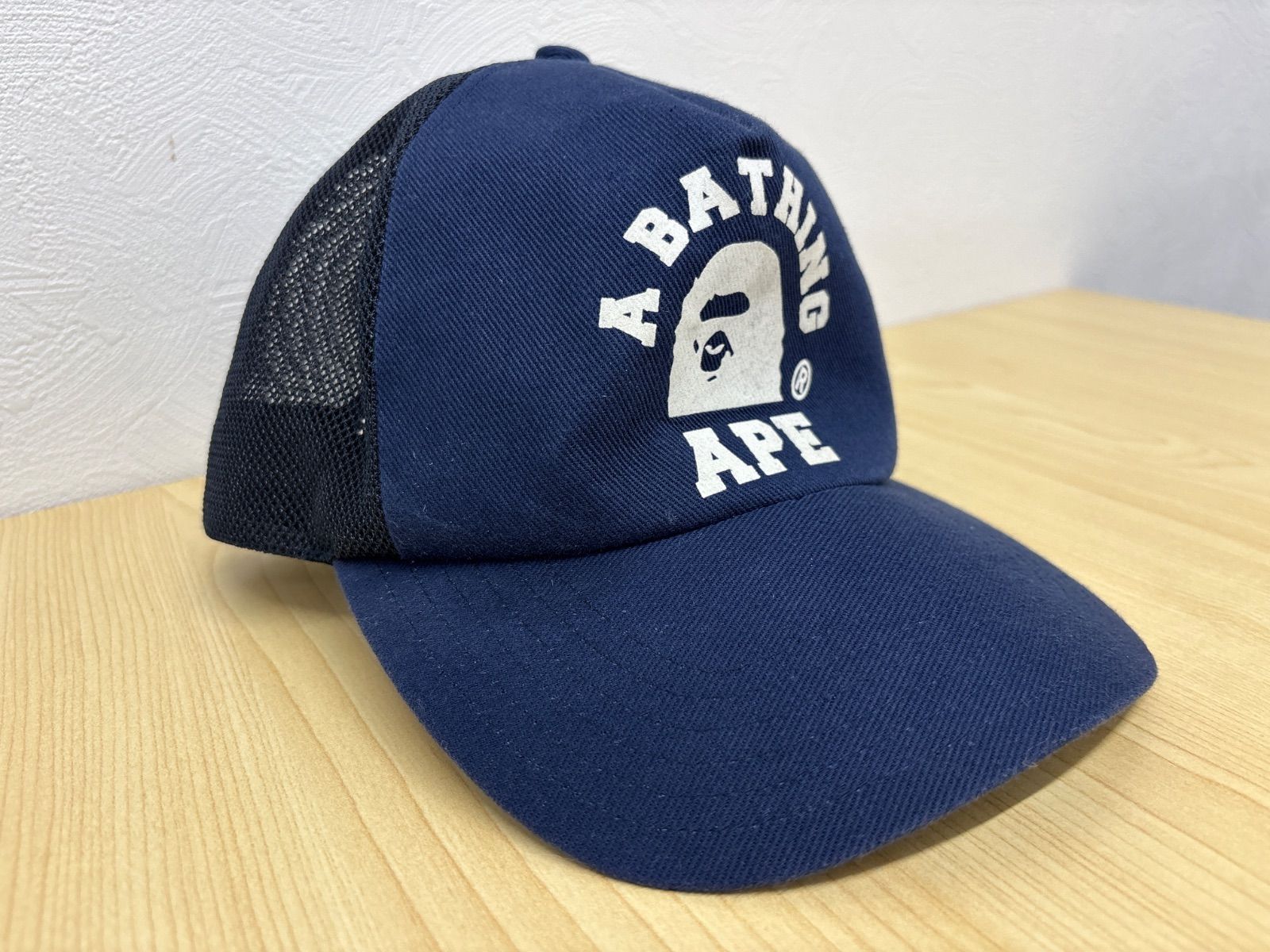 BAPE A Bathing Ape キャップ ネイビー A BATHING APE｜BAPE STA MESH CAP | Rakuten Fashion(楽天
