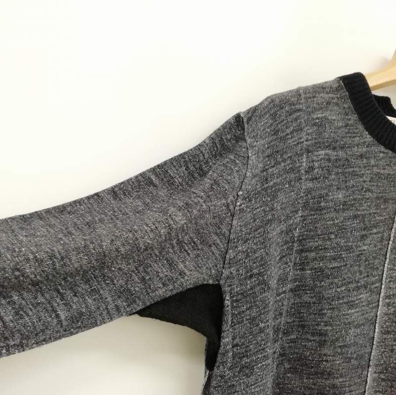 セリーヌ CELINE フィービー期 再構築 ウール混紡 スウェット プルオーバー セーター S ネイビー レディース セリーヌ CELINE フィービー期 再構築 ウール混紡 スウェット