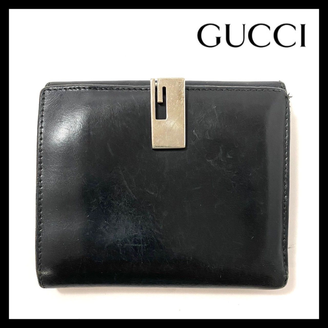 GUCCI 折財布 黒 メンズ グッチ 財布 ブラック GUCCI（グッチ） GG