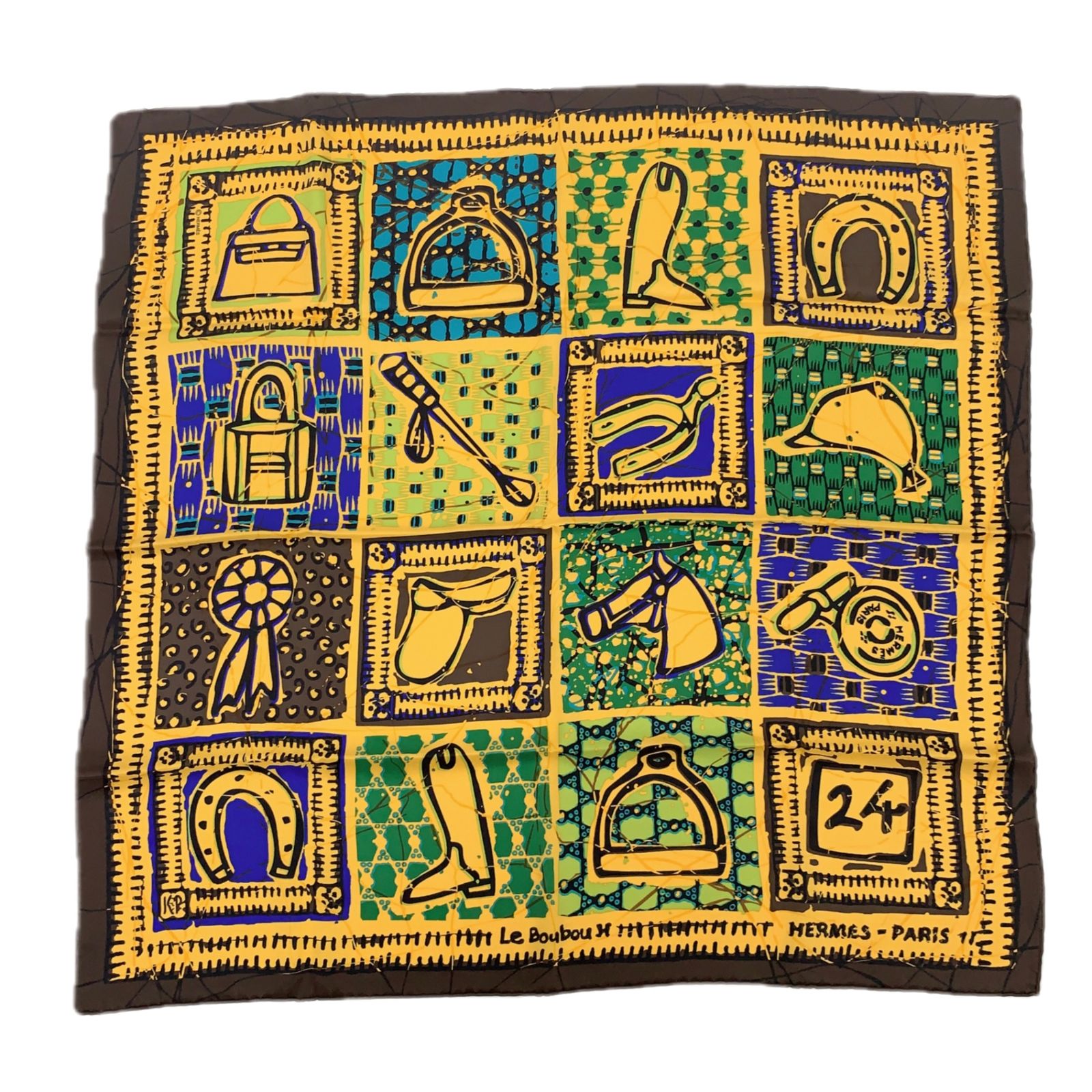 エルメス HERMES カレ スカーフ Le Boubou H HERMES エルメス スカーフ カレ65 Le Boubou H（ブーブーH