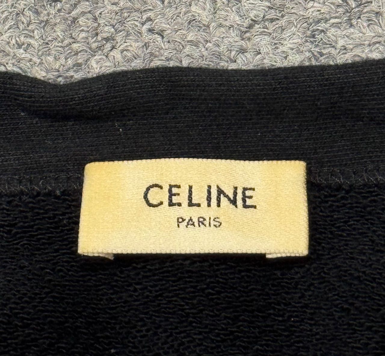 国内正規 CELINE 21AW バックロゴスウェットカーディガン