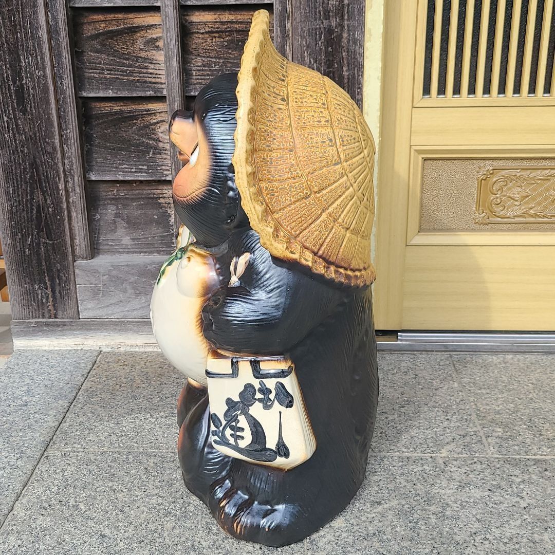 チョー縁起物❗信楽焼福狸  高さ５４cm チョー縁起物❗信楽焼福狸 高さ54cm