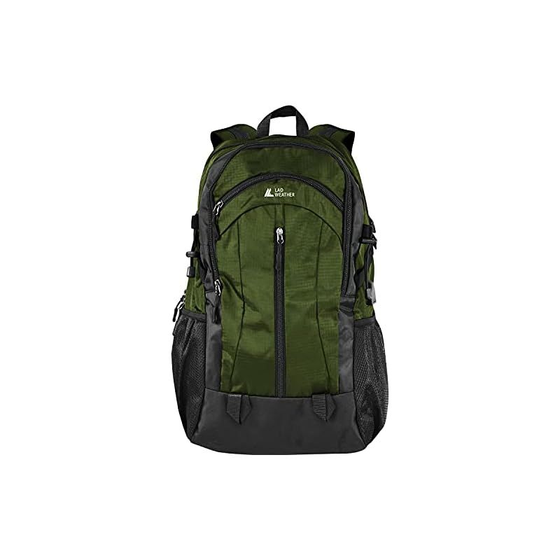 [ラドウェザー] リュック メンズ レディース 撥水・防汚 リュックサック 通勤 通学 登山 USB充電ポート付き (カーキ)
