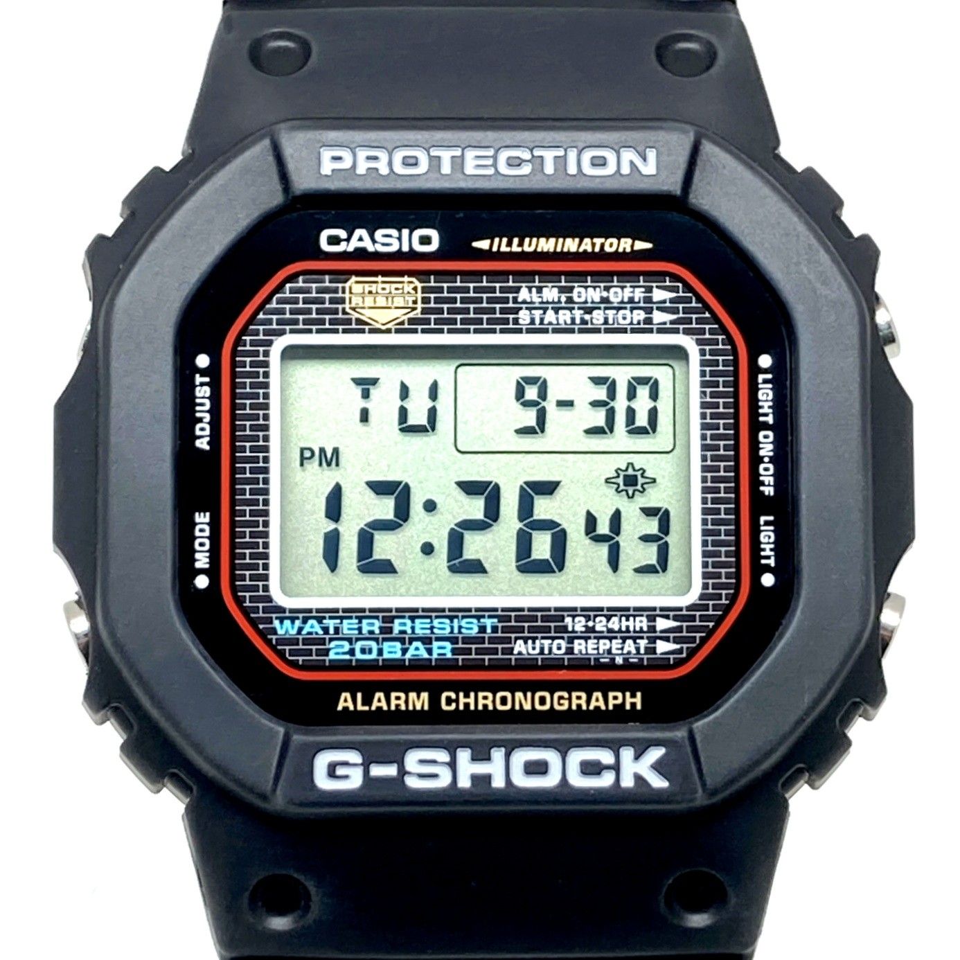 G-SHOCK スクリューバック DW-5000-1JF スクリューバックブランド
