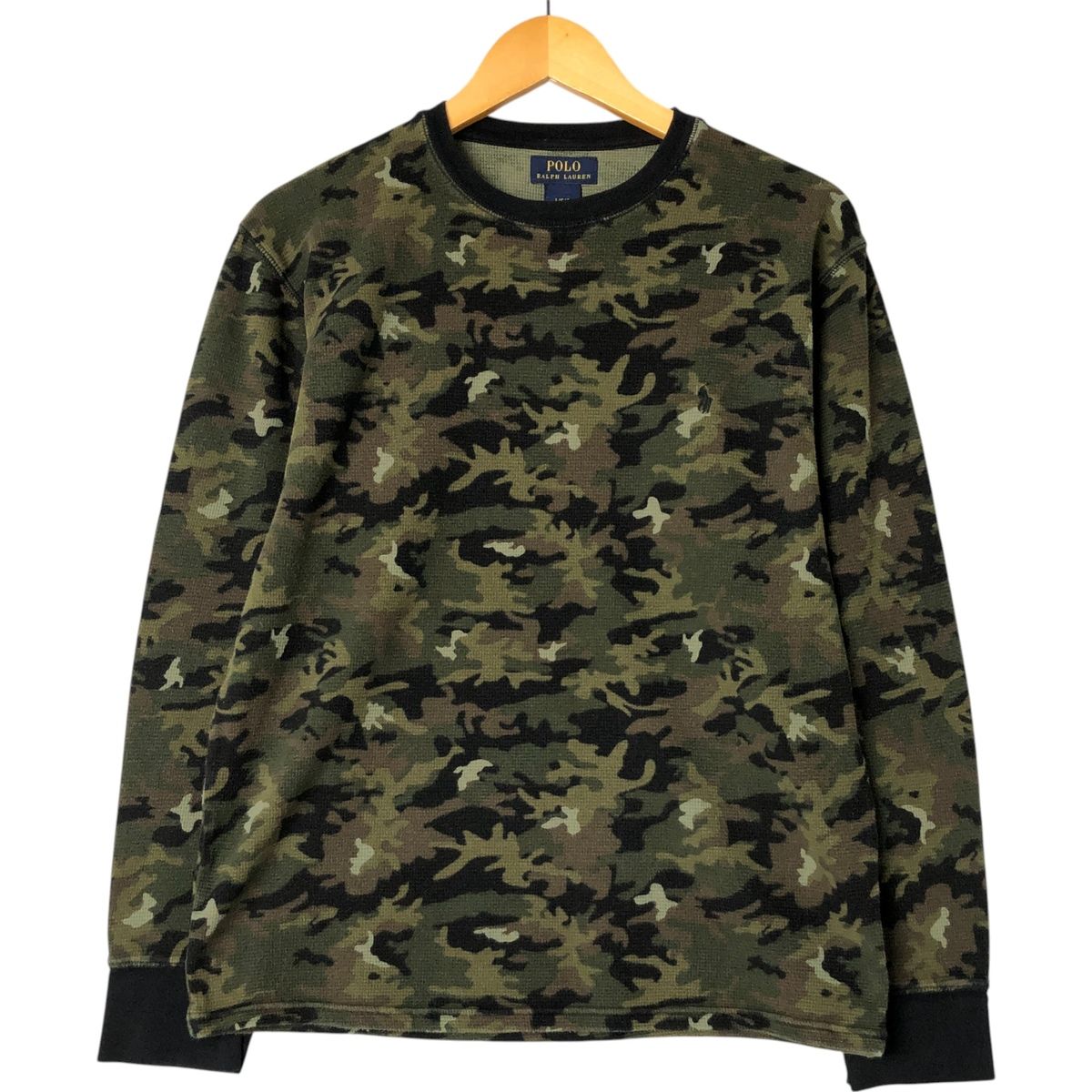 古着 ラルフローレン Ralph Lauren POLO RALPH LAUREN 迷彩柄 サーマル