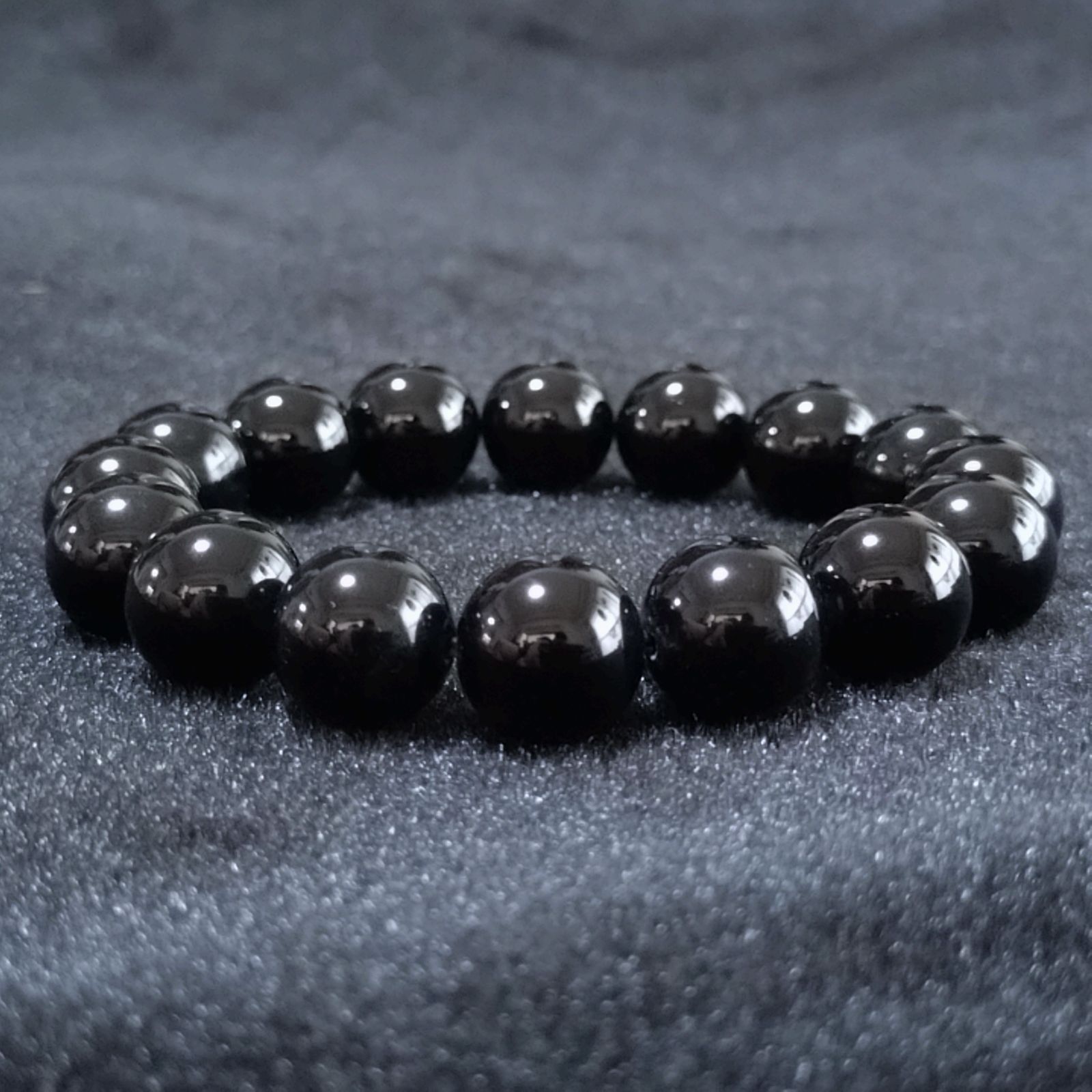 モリオン 12mm ブラジル産 【5A・鑑別済み】ブレスレット - メルカリ