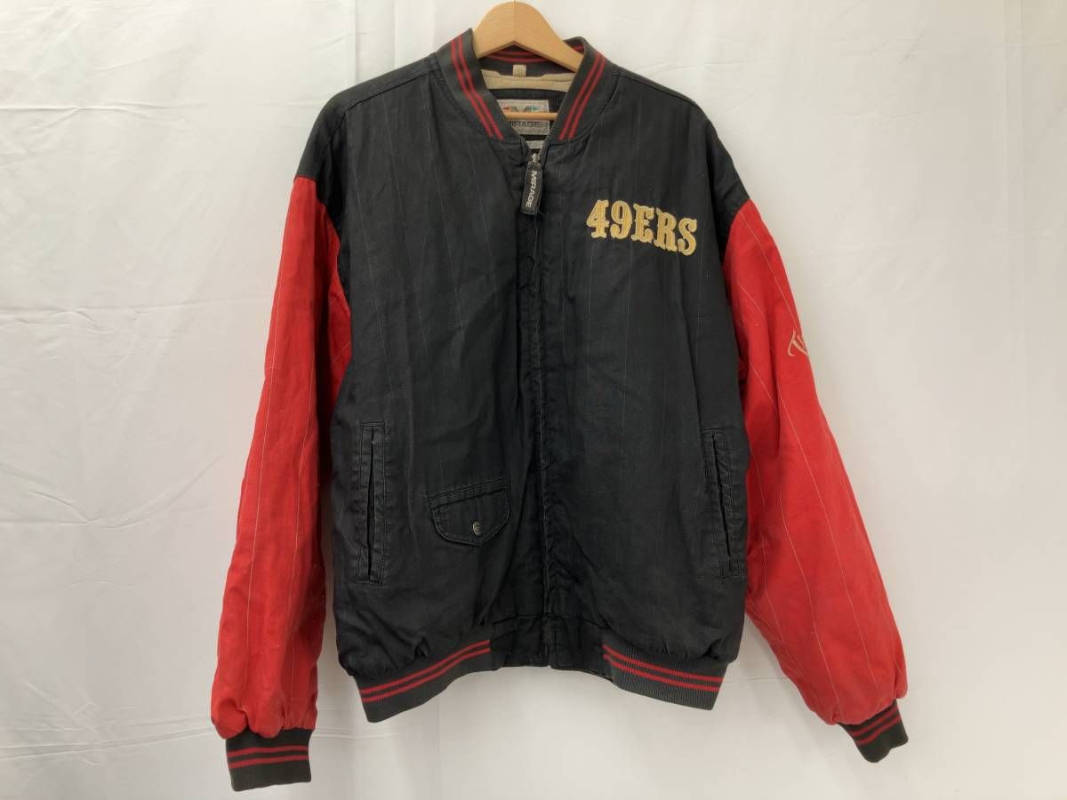 ストア MIRAGE SANFRANCISCO 49ERS スタジャン レザー NFL