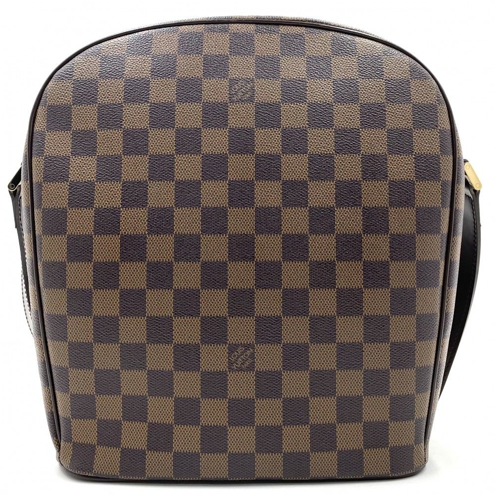 ルイヴィトン ショルダーバッグ レディース ダミエ イパネマGM 肩掛け 鞄 かばん LOUIS VUITTON N51292 ブラウン 茶  ゴールド金具【中古品】