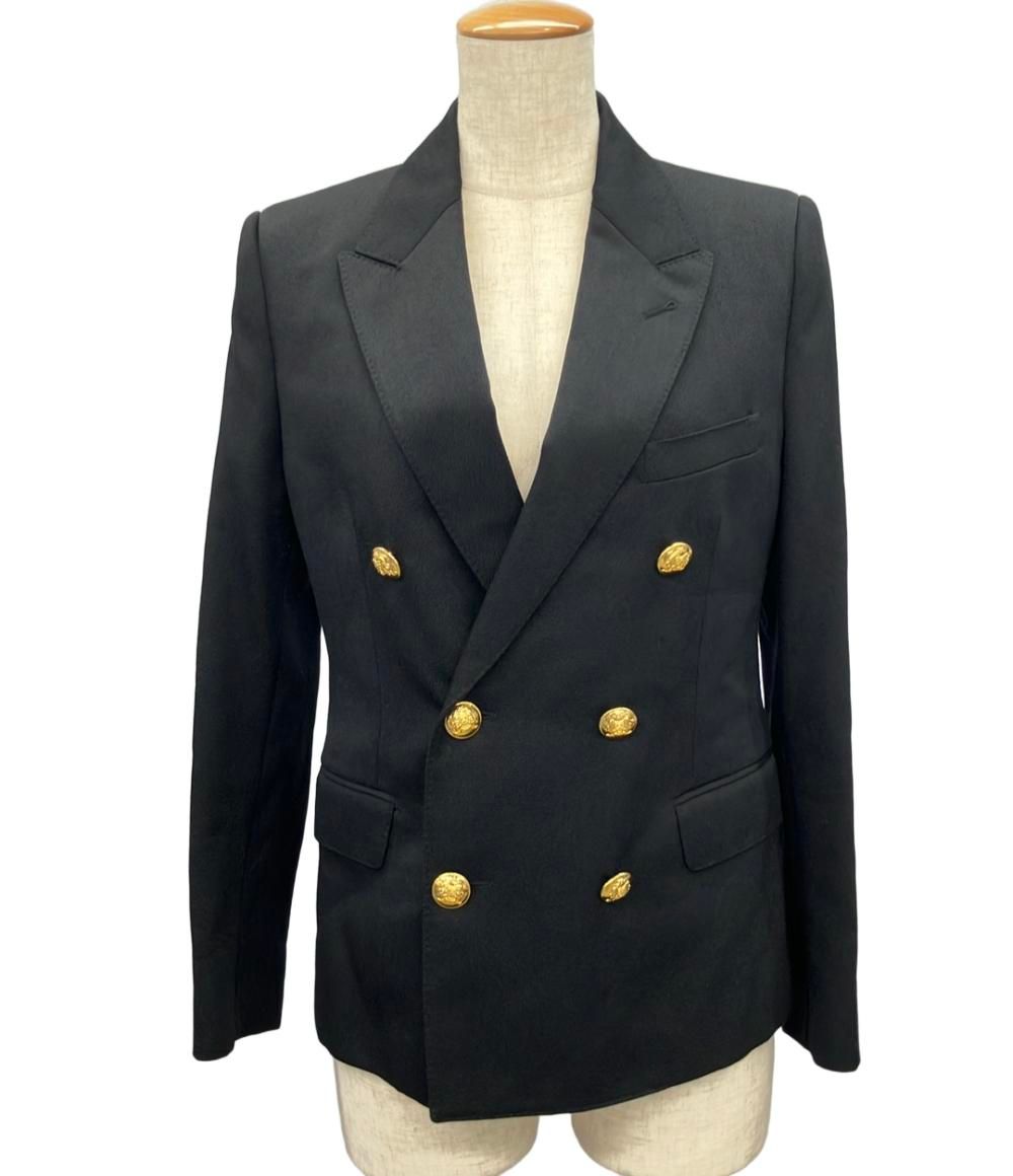 CELINE ベージュ ウールショートジャケット セリーヌ ショートジャケット レディース SIZE 36 (XS) CELINE