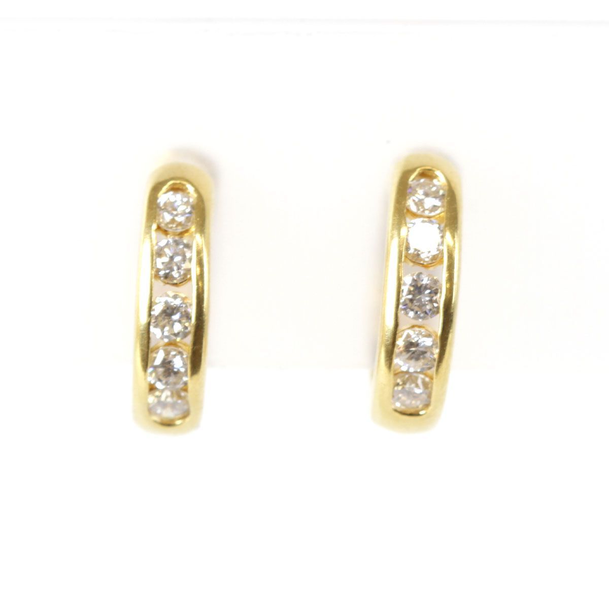 美品『USED』 K18/ダイヤモンド イヤリング ダイヤモンド 0.25ct