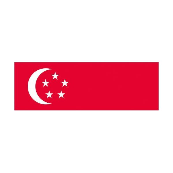 【新品・7営業日以内発送】【即納在庫品】東京製旗 416326 国旗Ｎｏ．１ ７０×１０５ｃｍ シンガポ－ル【沖縄離島販売】