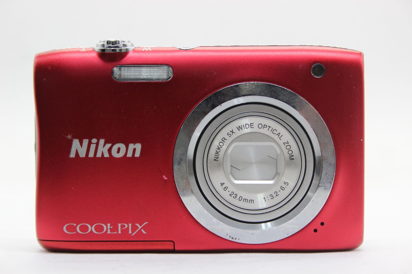 返品保証】 ニコン Nikon Coolpix A100 レッド 5x バッテリー付き コンパクトデジタルカメラ s9535 - メルカリ