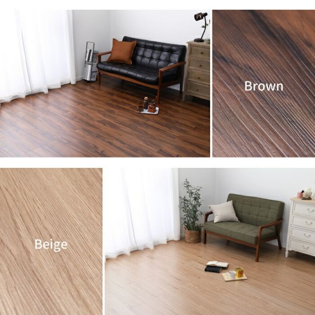 ウッド調フロアタイル 12枚組