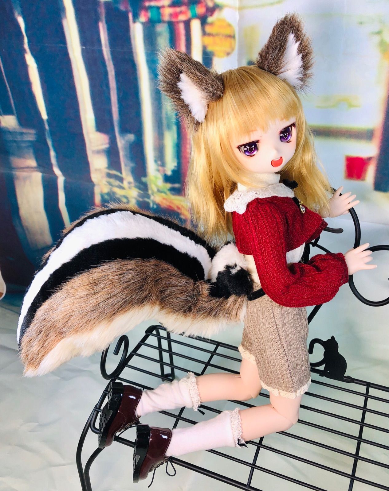 はちぽち図書館 *SD/DD/DDS/MSD/MDD 1/3～1/4ドールサイズ 白狐