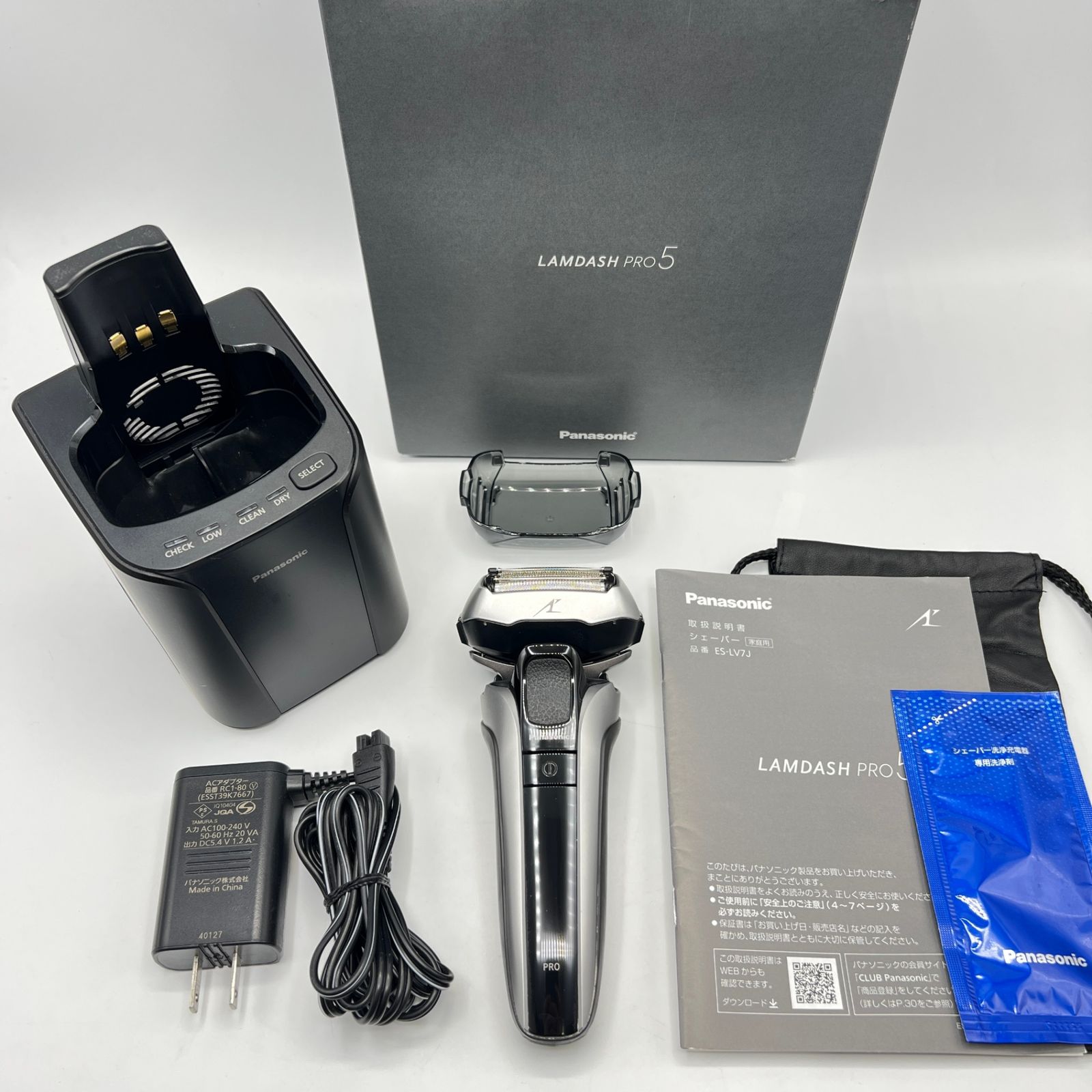 パナソニック ラムダッシュPRO 5 ES-LV7J-S シルバー 5枚刃 メンズシェーバー Panasonic 本体