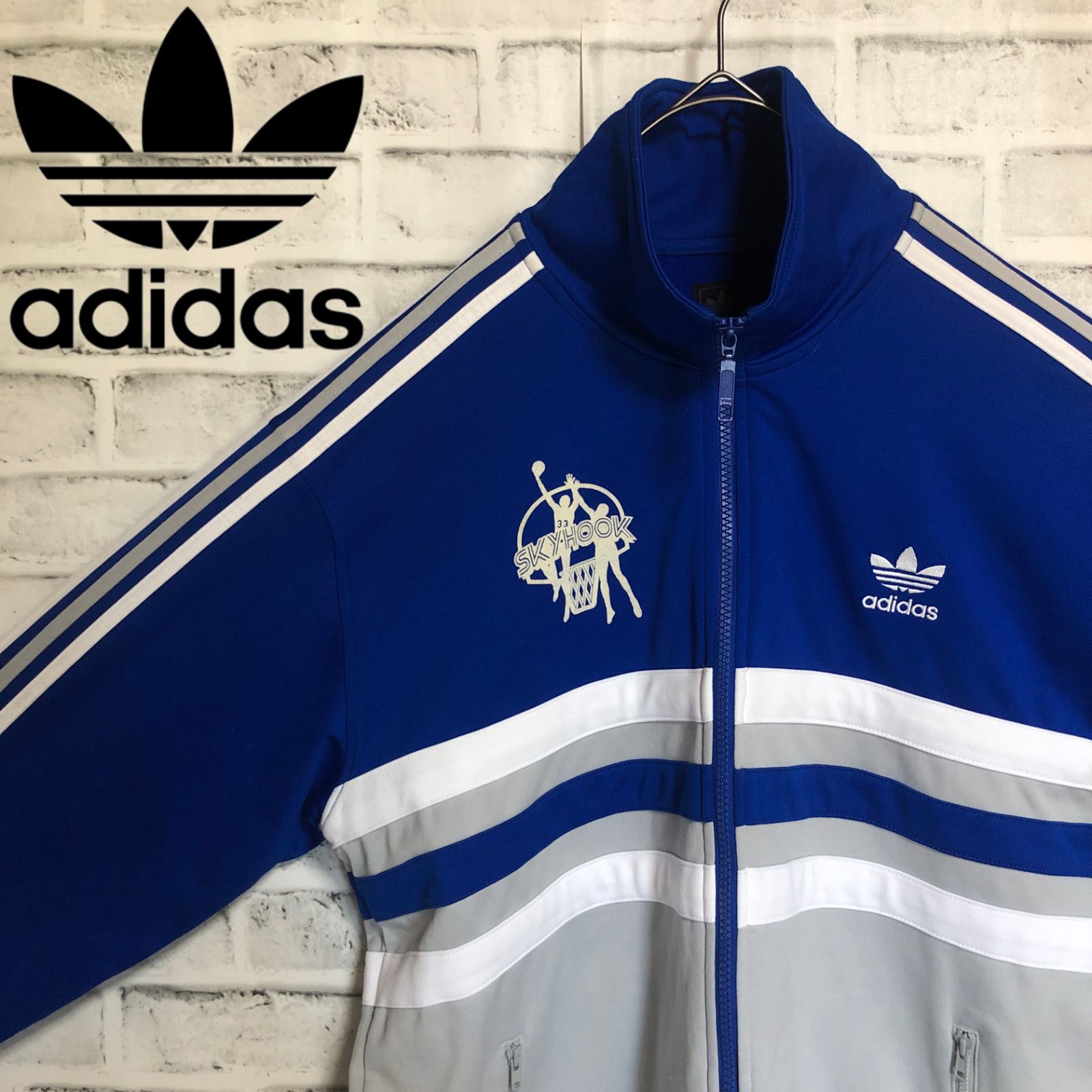 00s adidas kareem abdul jabbar トラックジャケット 希少2XL⭐️00s adidasトラックジャケット/ジャージ vintage