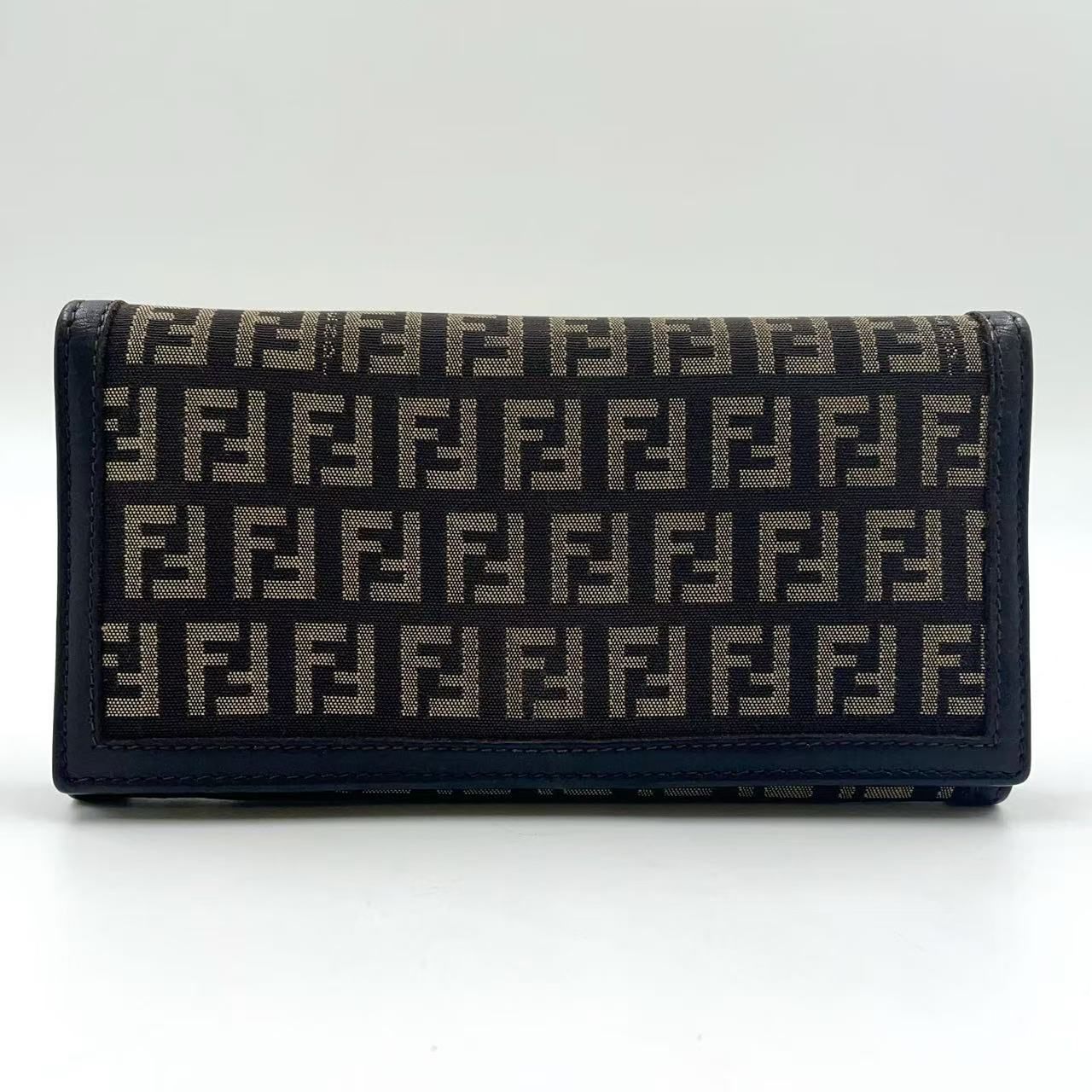 FENDI ズッキーノ　長財布 FENDI】フェンディ ズッキーノ 長財布 8M0000 キャンバス マルチ