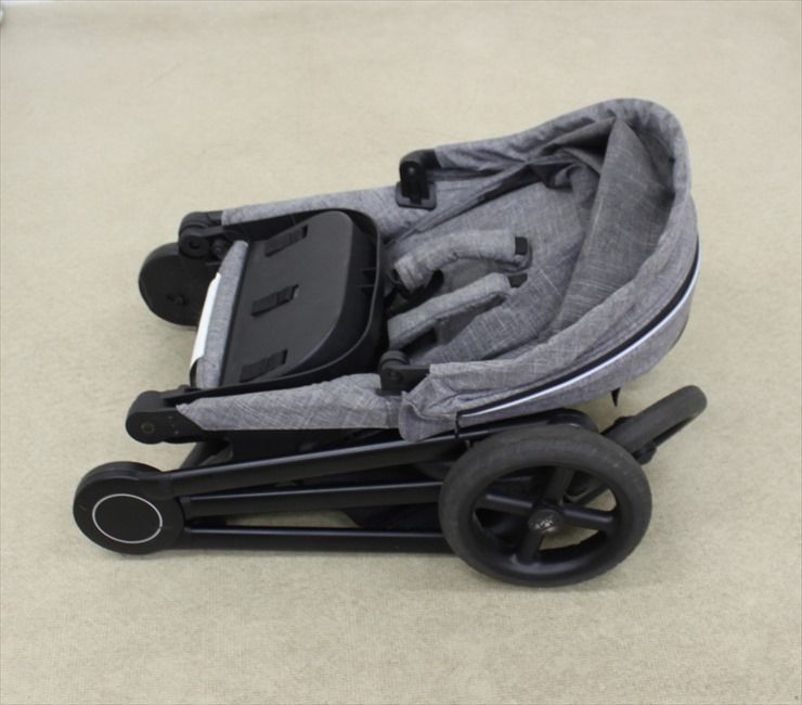 ストッケ ビート ブラックメラーンジ Stokke Beat 両対面 ハイシート 新生児～22kgまで クリーニング済み B029002