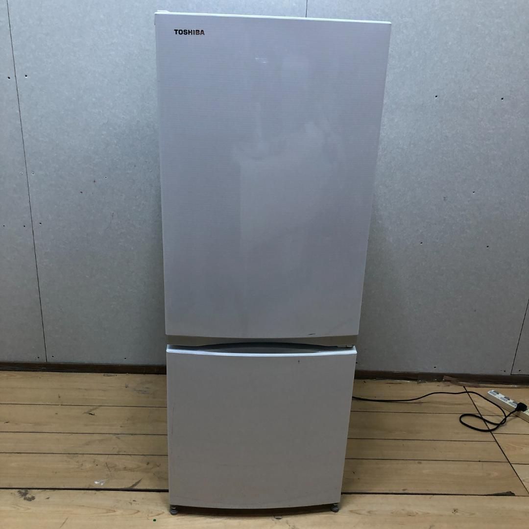 TOSHIBA　ノンフロン冷凍冷蔵庫　GR-M15BS　2018年製 TOSHIBA 東芝 冷蔵庫 冷凍冷蔵庫 GR-M15BS 2018年 ノンフロン