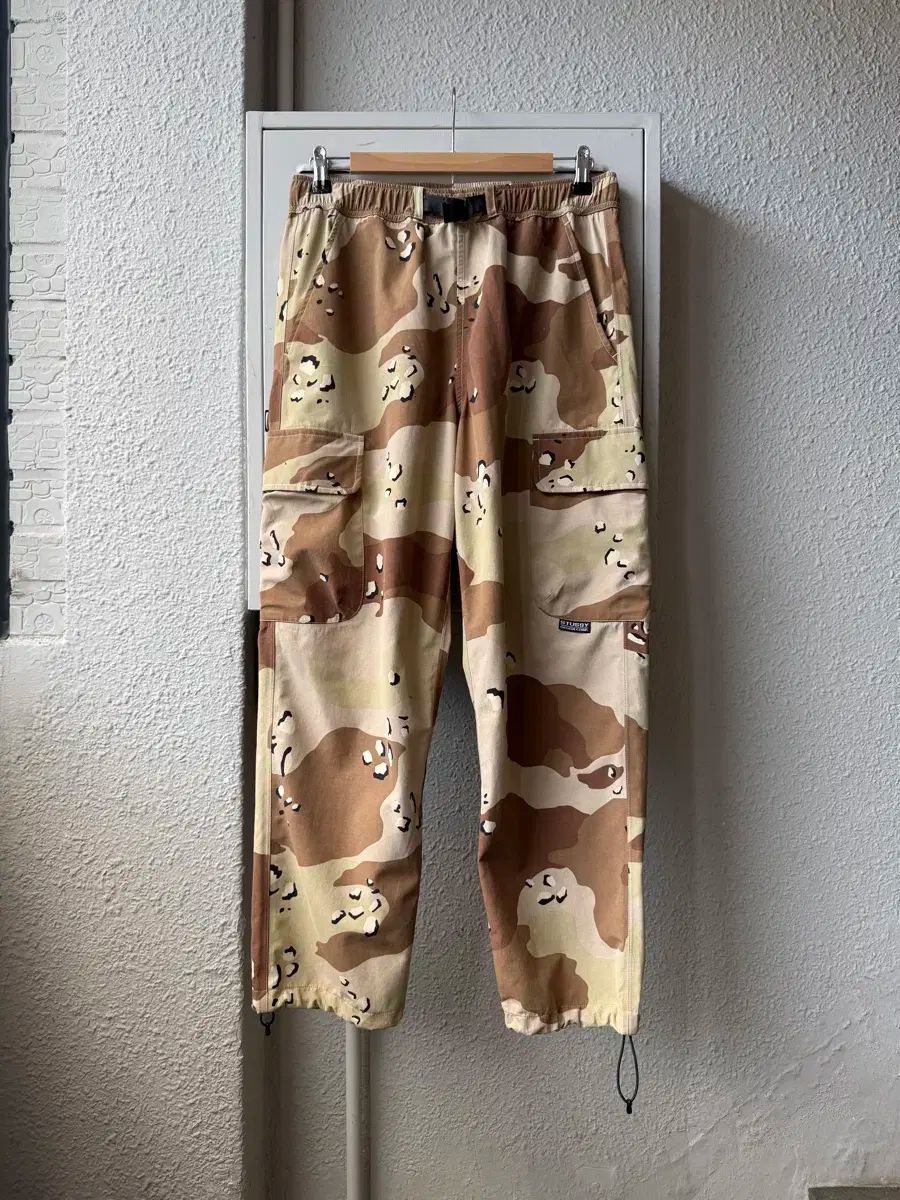 STUSSY チョコチップカモ テープシーム パンツ S -34in