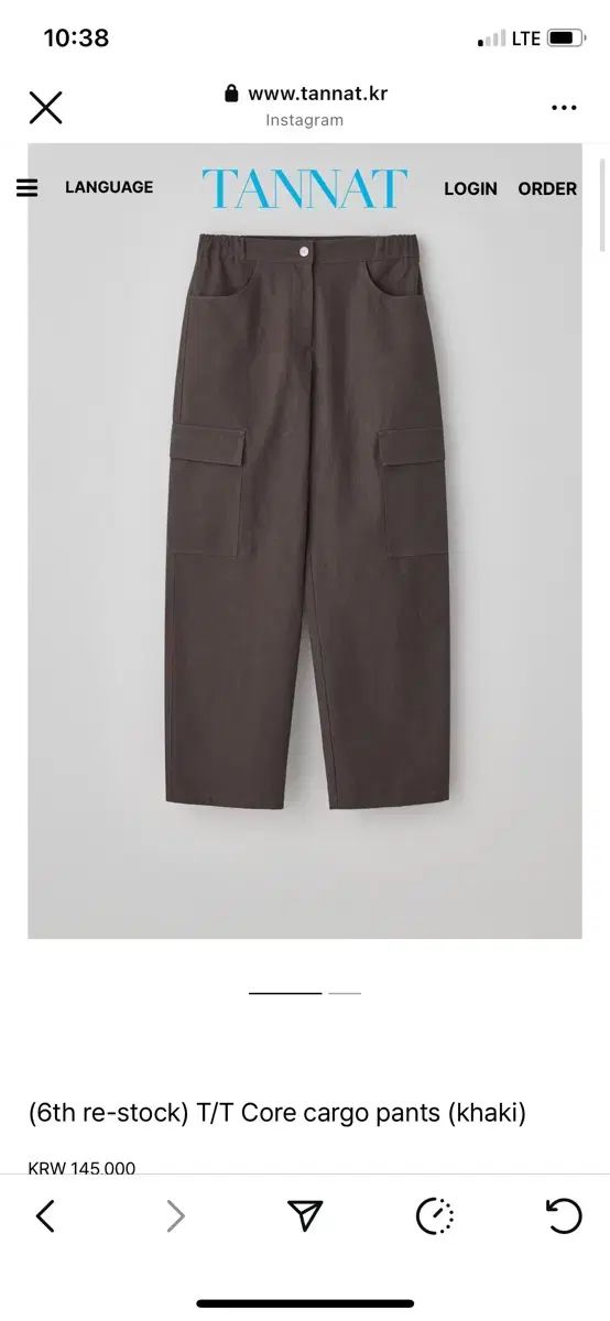 LOEFFロエフ/TC シャンブレー/テーパードパンツ/レディース/1 LOEFF（ロエフ）の「＜LOEFF（ロエフ）＞ TC シャンブレー