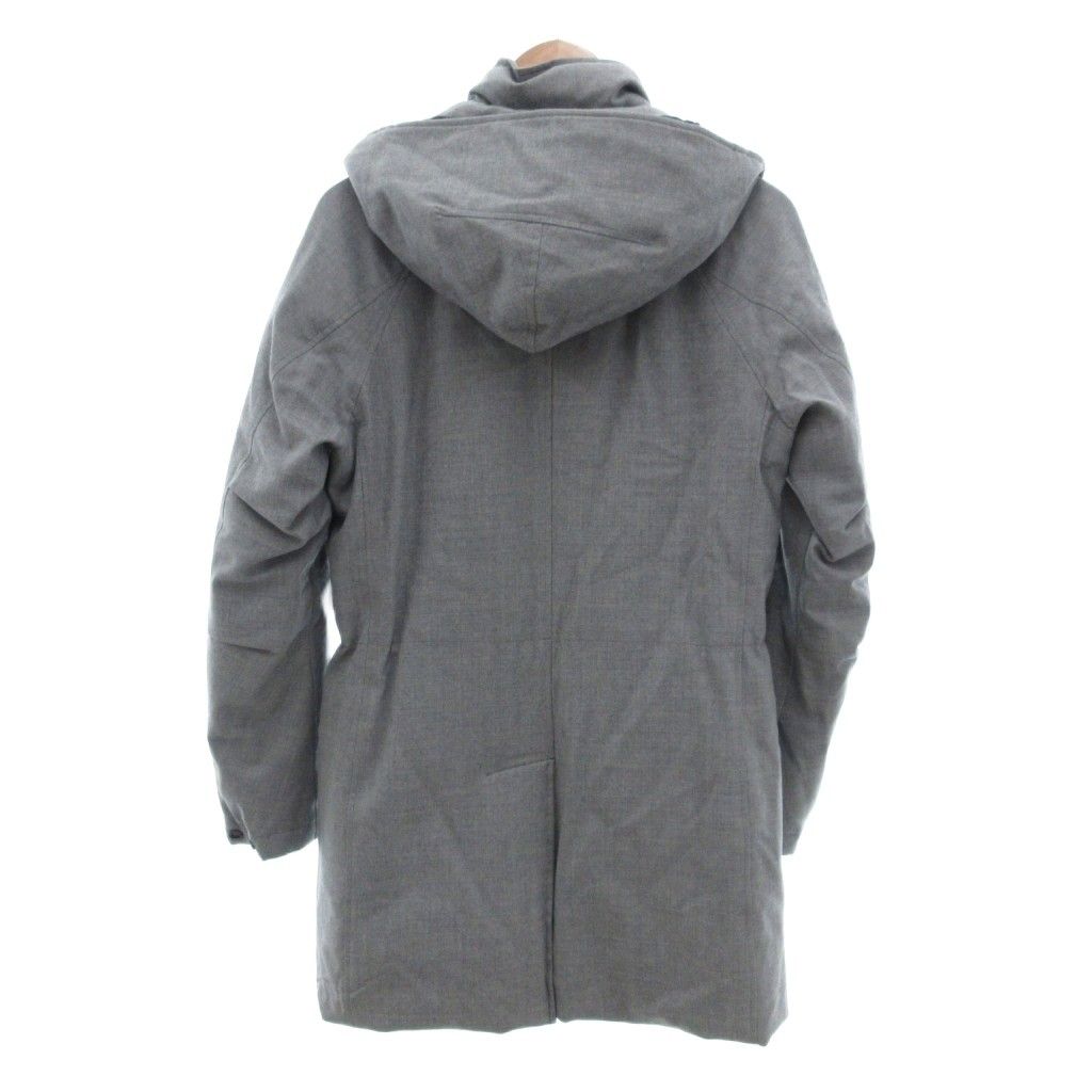 Theory フード付きグレーコート XS セオリー Theory ダウンコート フード付き ウール XS グレー /UO