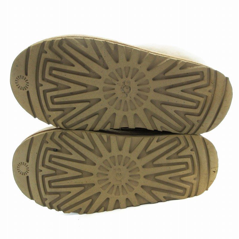 UGG ベージュ ムートンサンダル UGG アグ ムートンブーツ サンダル スリッパ プラットフォーム