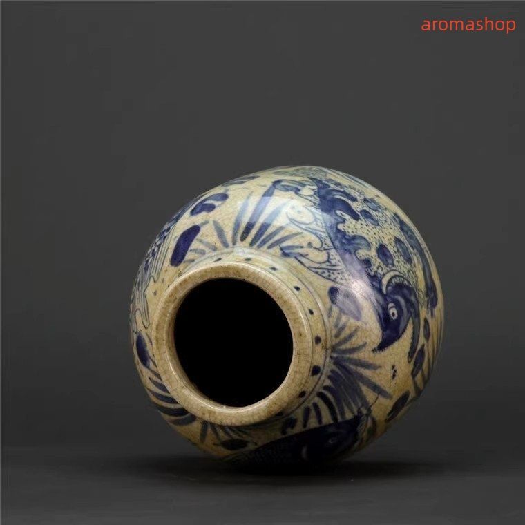 中国　美しい陶磁器　魚のデザイン　鯉　古美術　骨董品　美術 中国 美しい陶磁器 魚のデザイン 鯉 古美術 骨董品 美術 楽天
