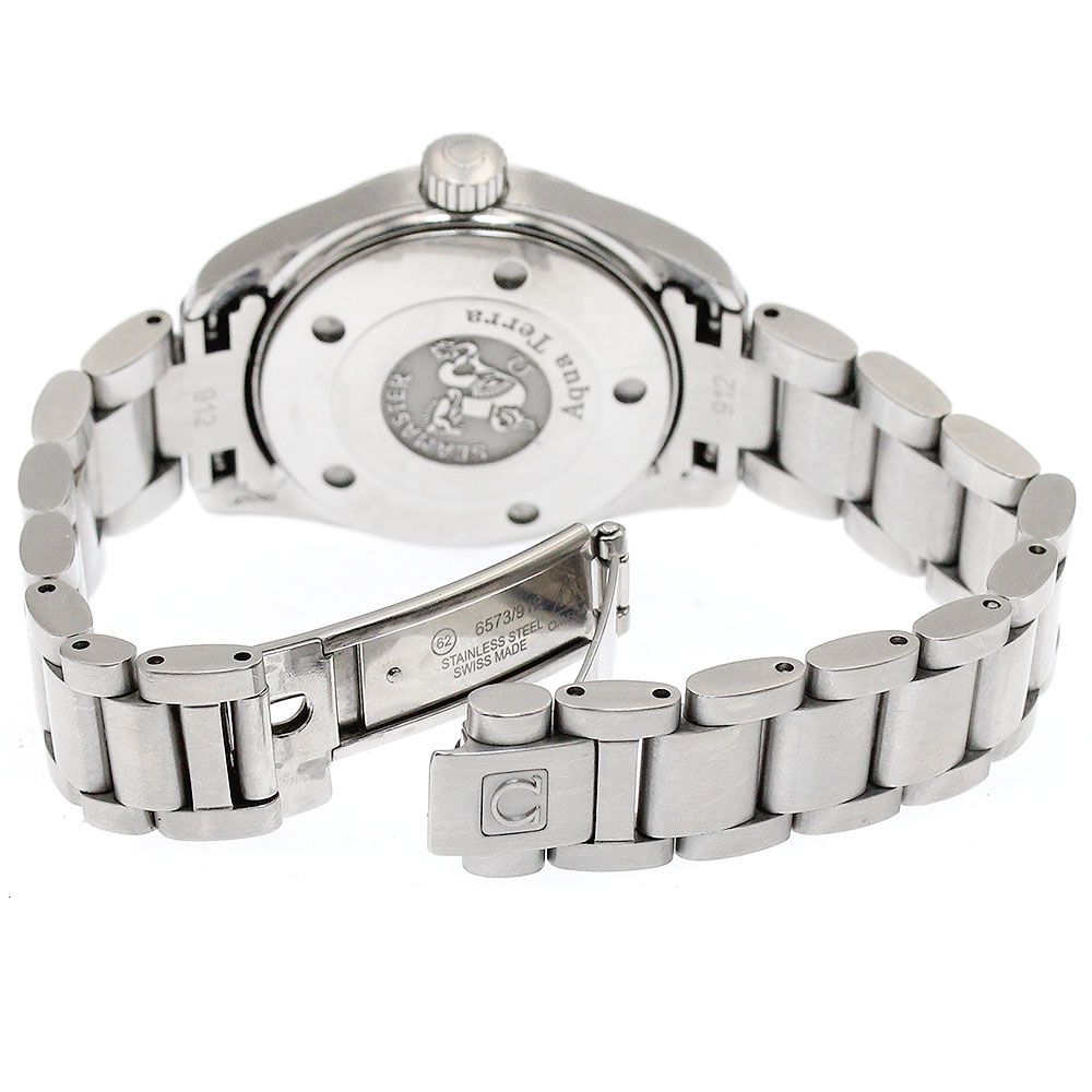 美品 オメガ レディース 2577.80 OMEGA Seamaster オメガ OMEGA 2577.80 シーマスター アクアテラ デイト クォーツ
