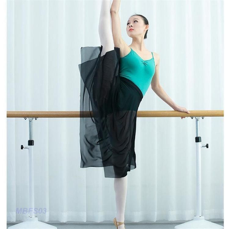 存在感のある バレエ スカート レディース 大人 シフォン 透け感 ダンス 社交ダンス レッスン着 練習着 ジュニア ダンス衣装 新体操 発表会 柔らか CYB52今週注目