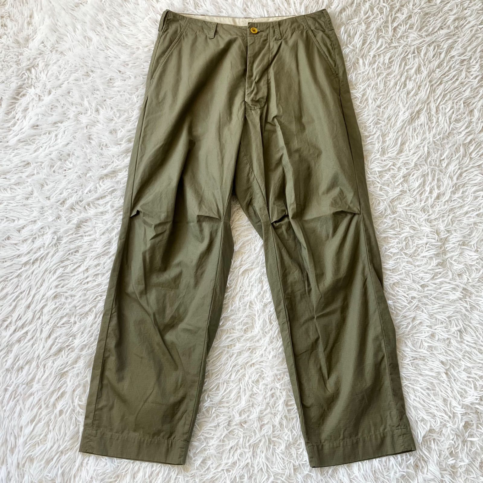 5163【美品】45R リップストップの908チーゴパンツ カーゴパンツ S 状態良 45R リップストップ 908 チーゴパンツ カーゴパンツ 日本製