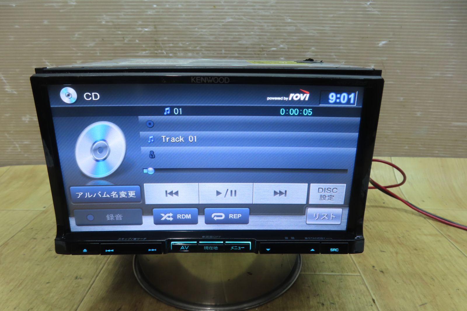 KENWOOD MDV-L500 メモリーナビ 地デジTV フルセグ DVD再生 USB等 KENWOOD、ケンウッド MDV-L500 フルセグカーナビ 2014 動作保証付