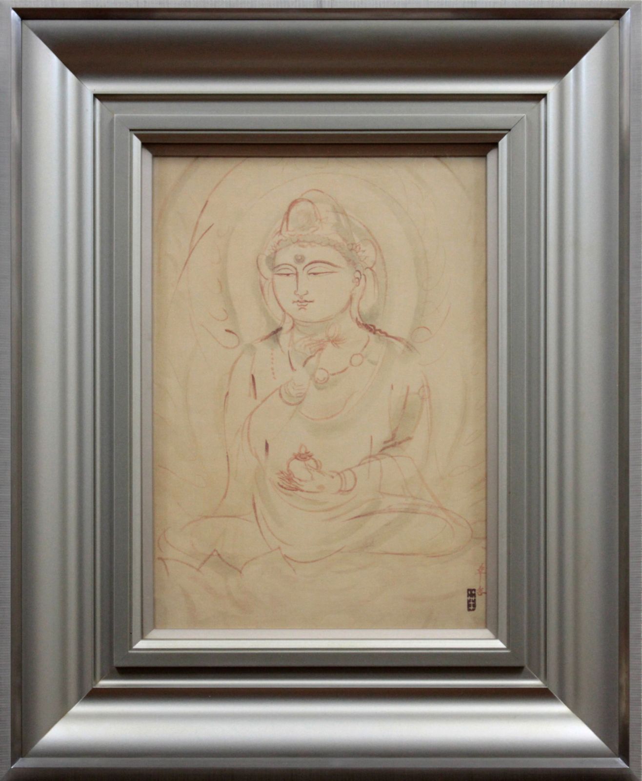 上村真慶 「秋空」 油絵・油彩画 絵画 - 北海道画廊