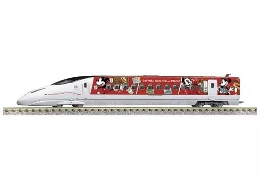 鉄道模型 1|160 九州新幹線800 1000系 JR九州 Waku Waku Trip 新幹線ミッキーマウス＆ミニーマウスデザイン 6両セット 97915