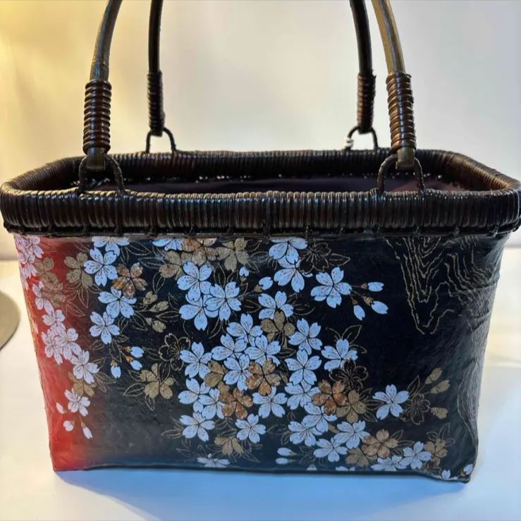 一閑張りバック さくら - メルカリ