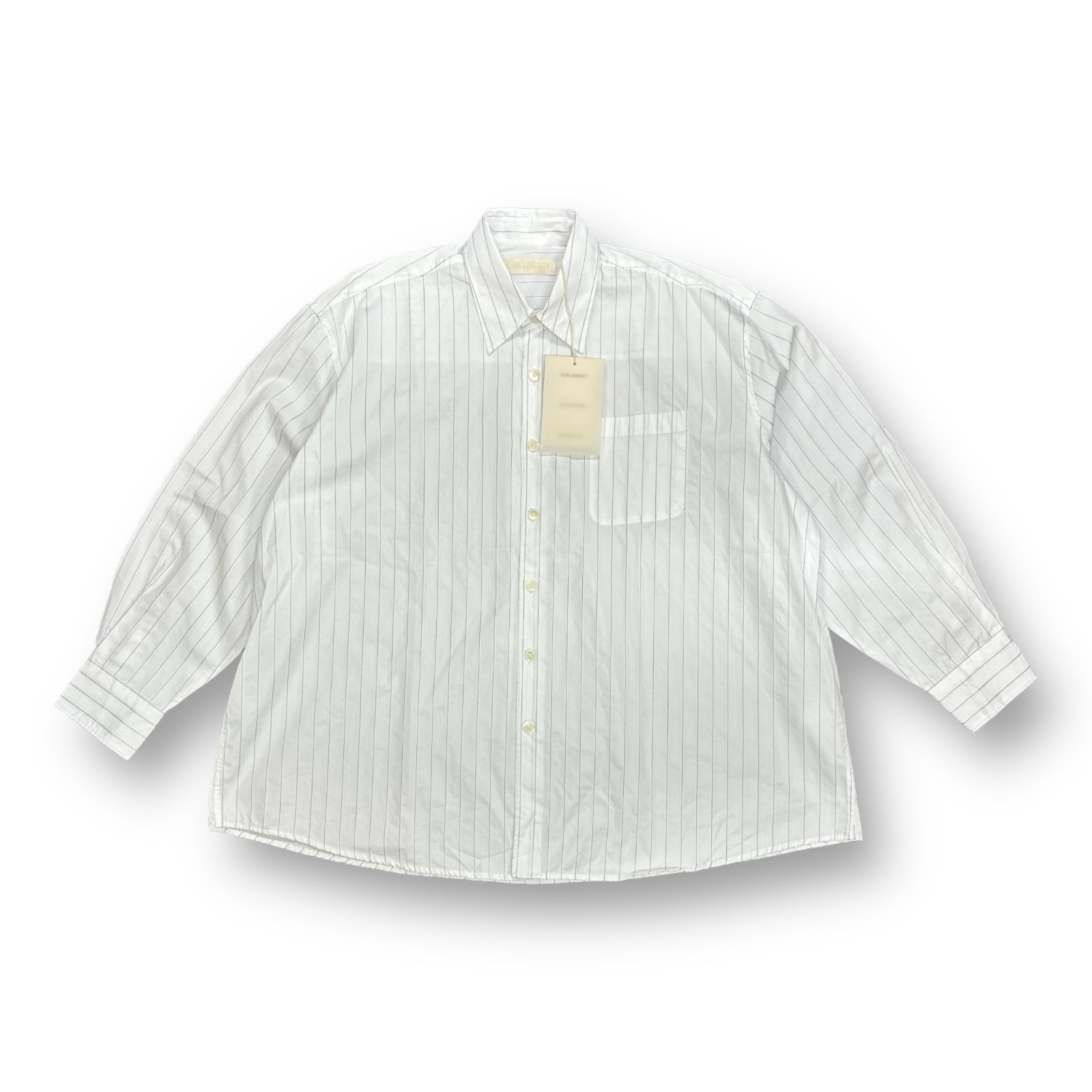 新品 48 22aw OUR LEGACY ストライプシャツ 6300 OUR LEGACY