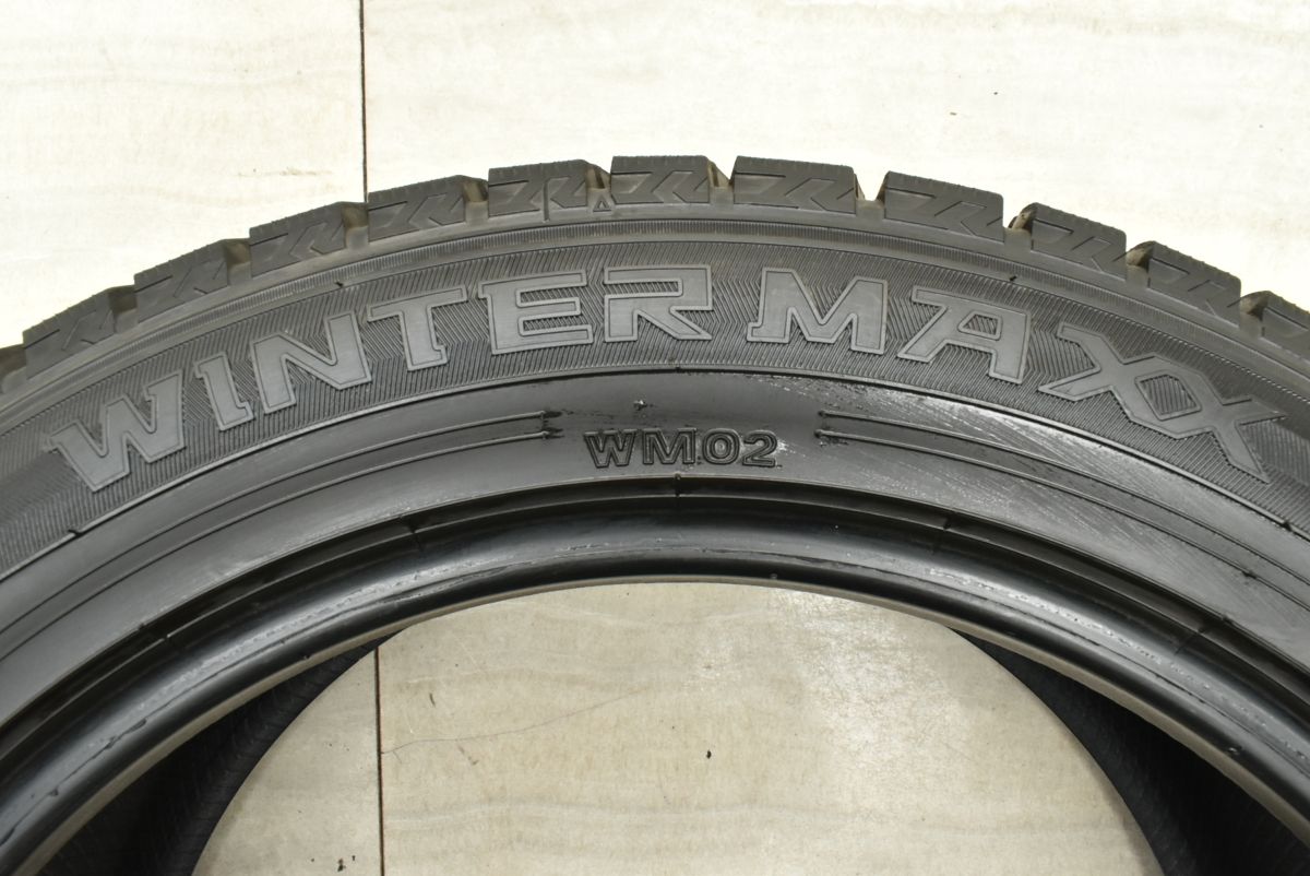 【バリ溝】ダンロップ ウィンターマックス WM02 235/50R18 4本 レクサス LS600h LS460 アルファード ヴェルファイア ティグアン Q7